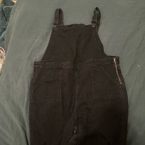 Women's Black Overalls